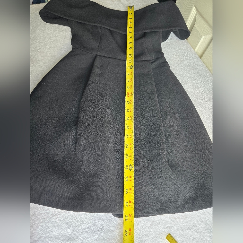 Nadine Merabi Harper Black Mini Dress Size XS - Picture 12 of 16
